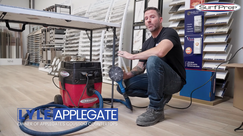 How to Use HEPA Dust Extraction When Sanding Solid Surface