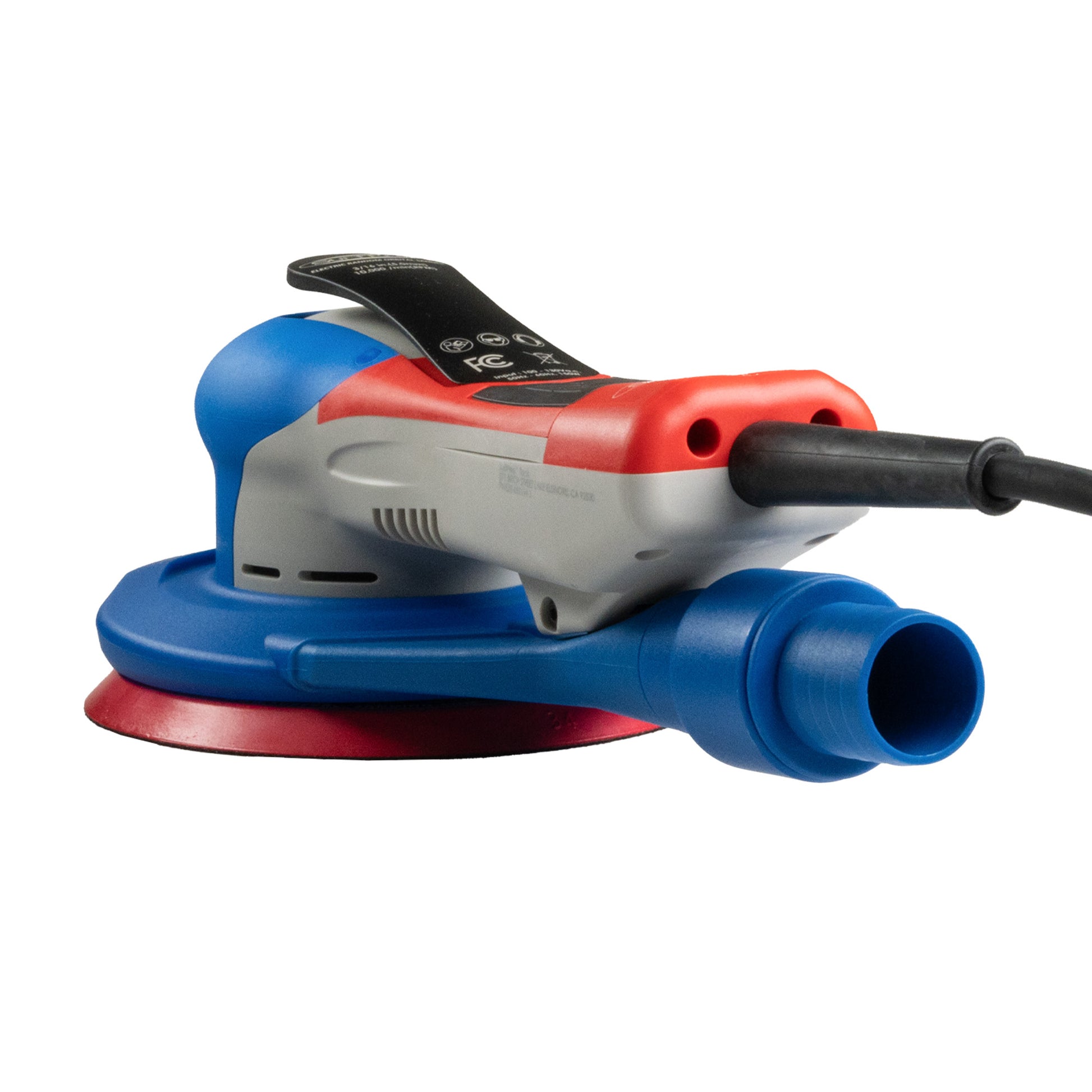 The SurfPrep 6" Gen 2+ vacuum compatible electric random orbit sander for woodworking and finishing.