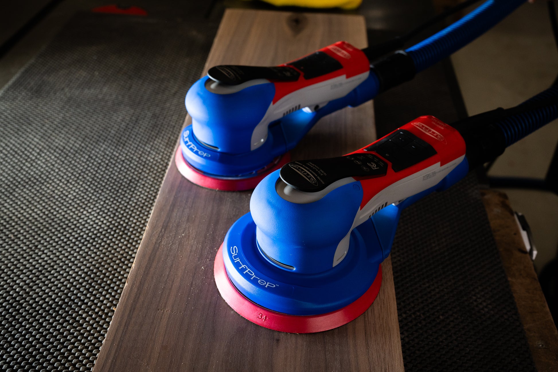 5" & 6" Gen 2+ Surfprep Sanders side by side