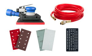 Kits de sistema de lijado neumático Storm Pro de 3" x 7"