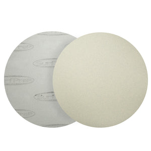 Ceramic white lighting paper abrasive discs non-vacuum compatible