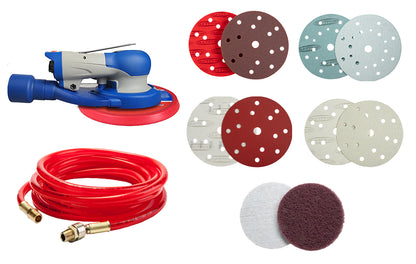 6" Trident Pneumatic Pro Sanding System Kits