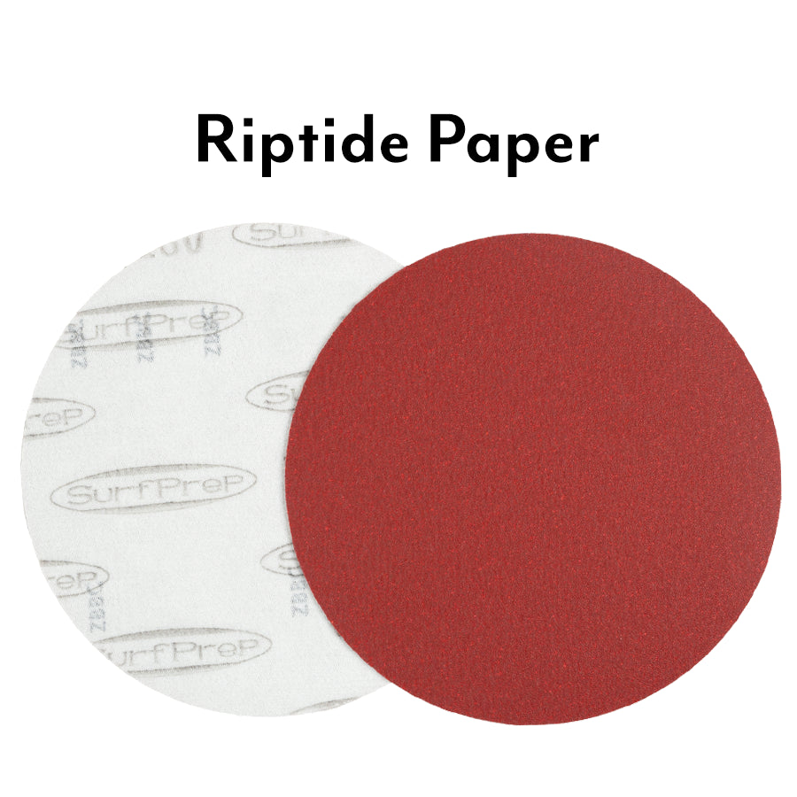 Red Riptide Riptide Paper Abrasive Discs: Aggressive Application Cutting
