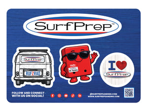 Mr. Squishy SurfPrep Sticker Pack