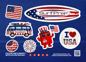 Mr. Squishy 250th America Sticker Pack