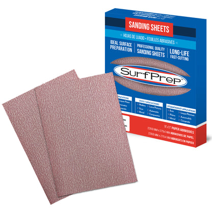 9" X 11" Sandpaper Sheets