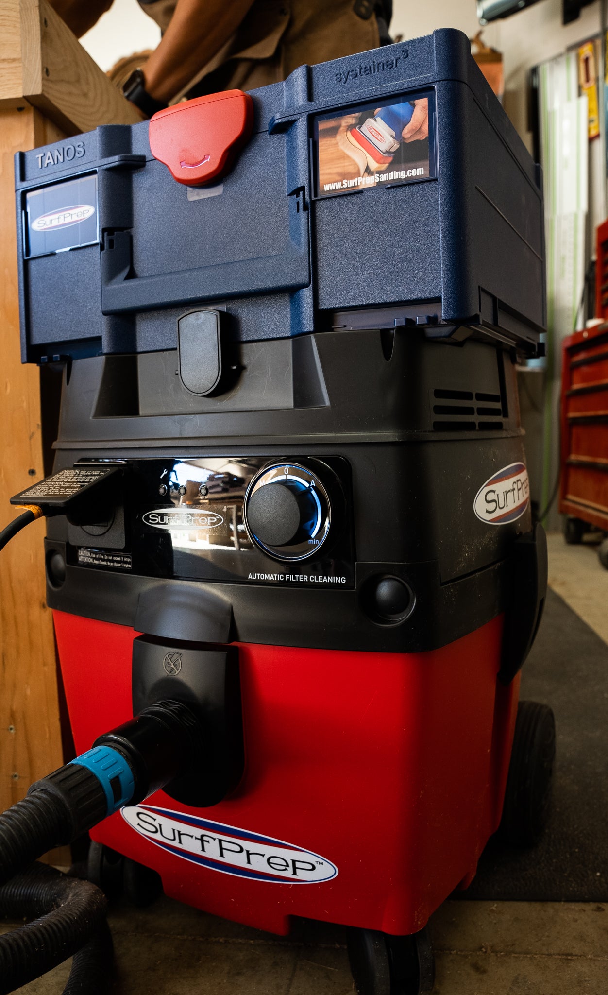 POV-8 Professional On-Site Vacuum with toolbox