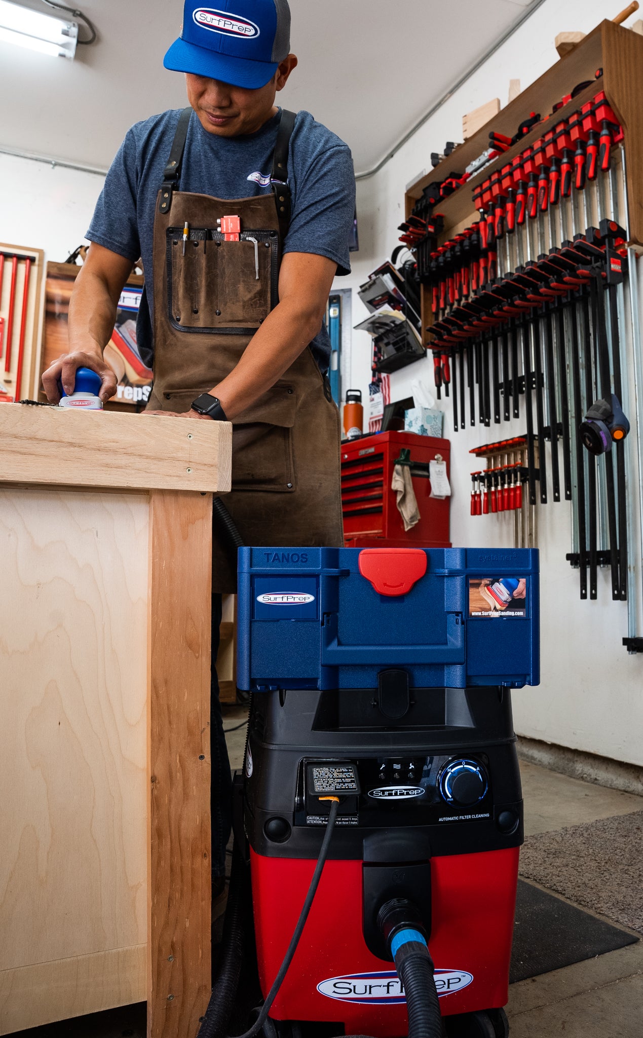 POV-8 Professional On-Site Vacuum with toolbox