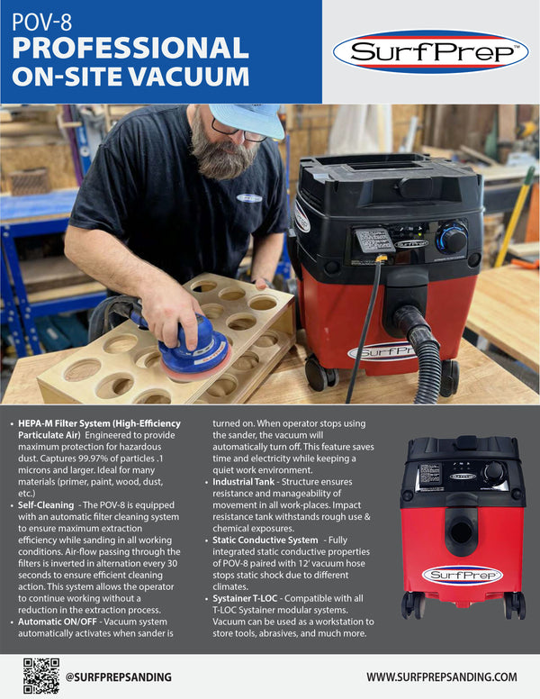 Professional On-Site Vacuum (8 Gallon)