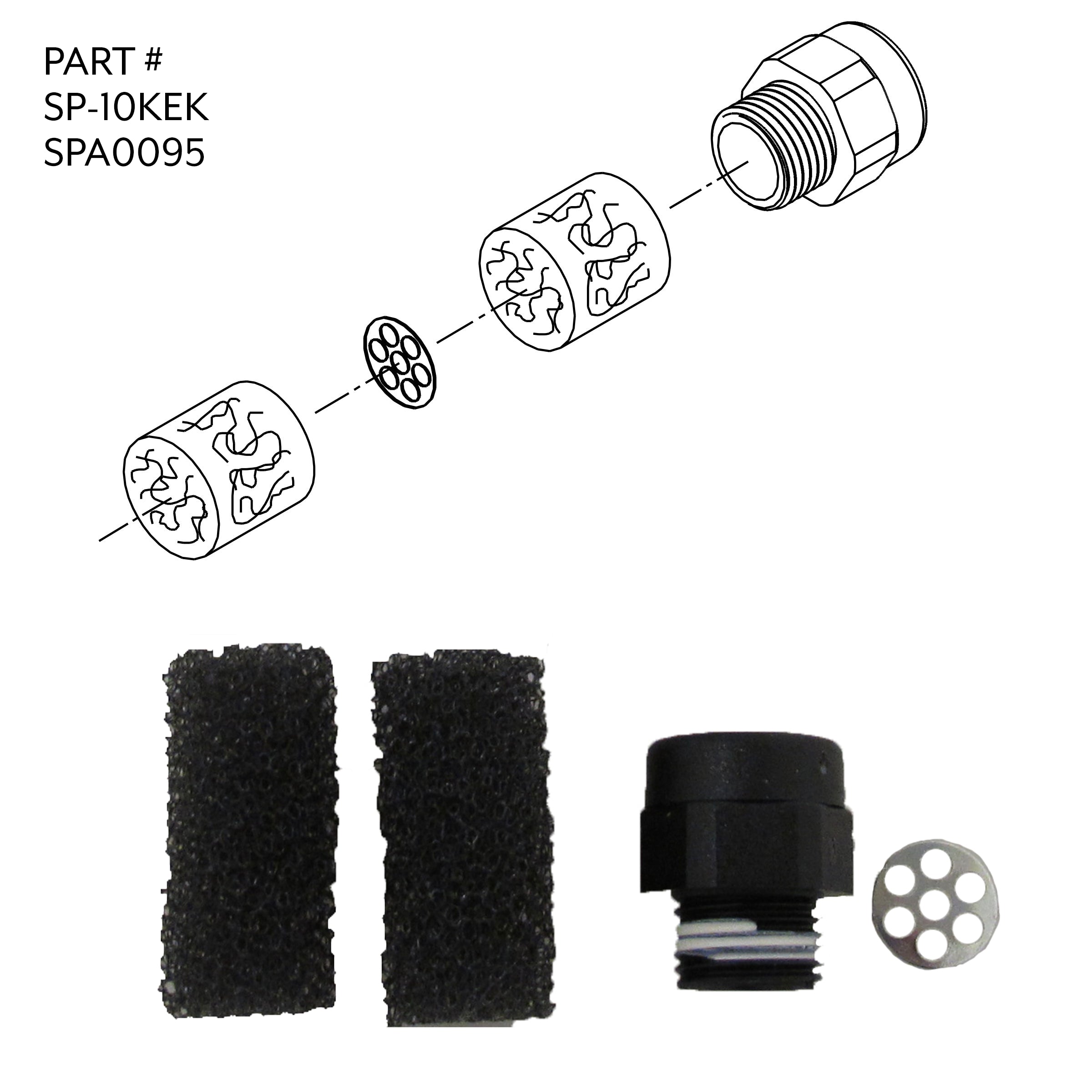 10,000 RPM Muffler Kit (3