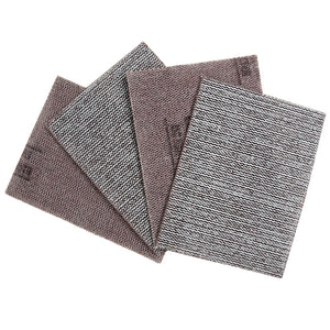 3X4 shredder screen abrasive sheets front and back