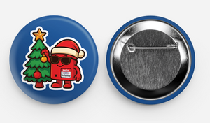 Mr. Squishy Christmas Buttons