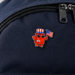 Mr. Squishy 250th America Pin