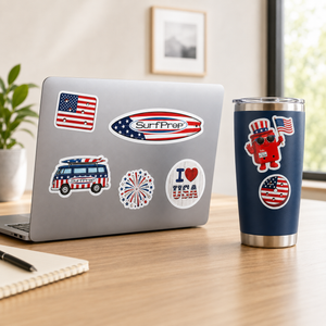 Mr. Squishy 250th America Sticker Pack